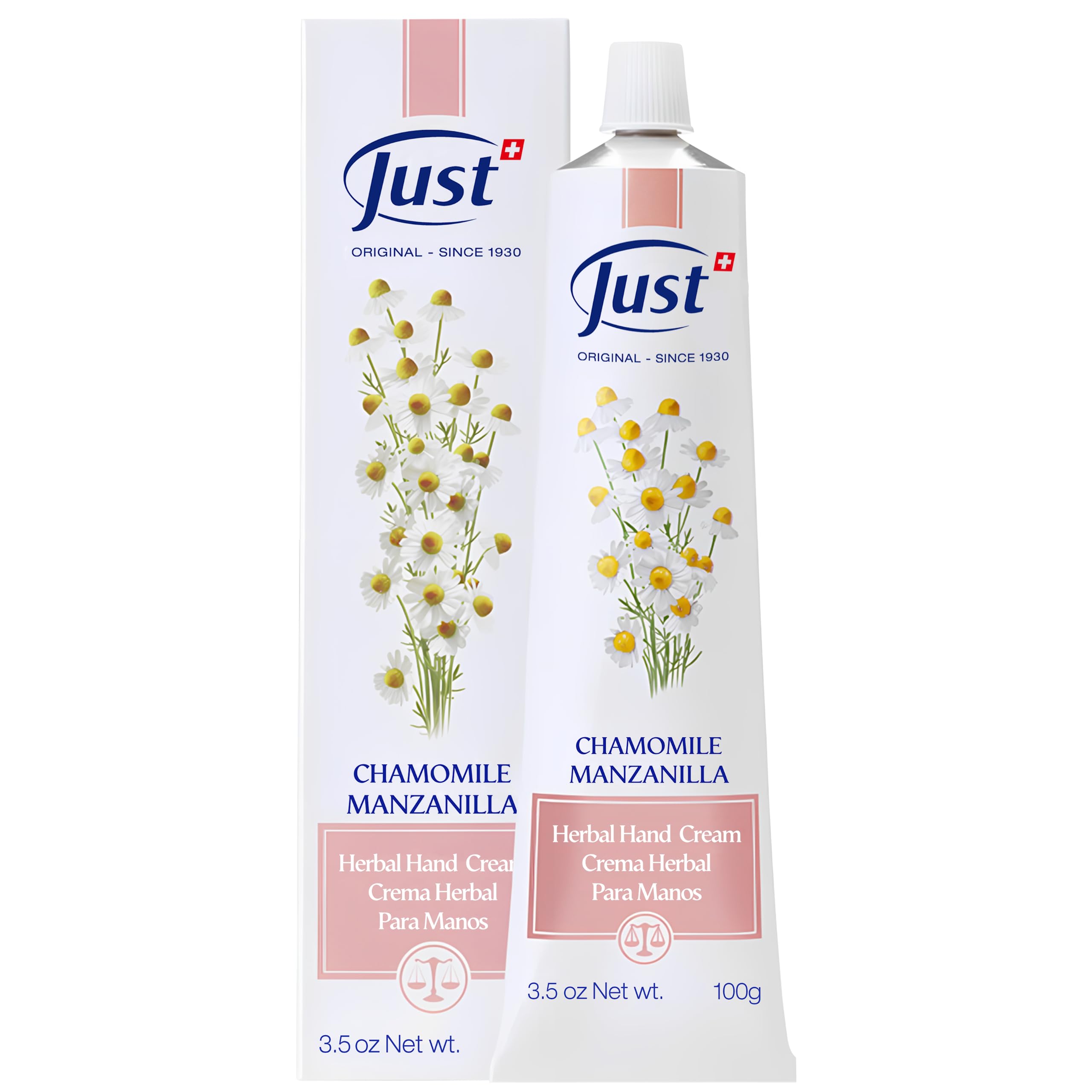 Amazon.com : SwissJust Chamomile Hand Cream 100ml, Protecting